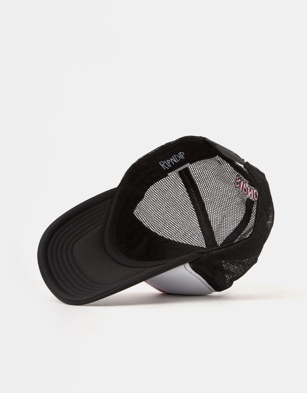 RIPNDIP Love Is RIPNDIP Trucker Cap - White/Black