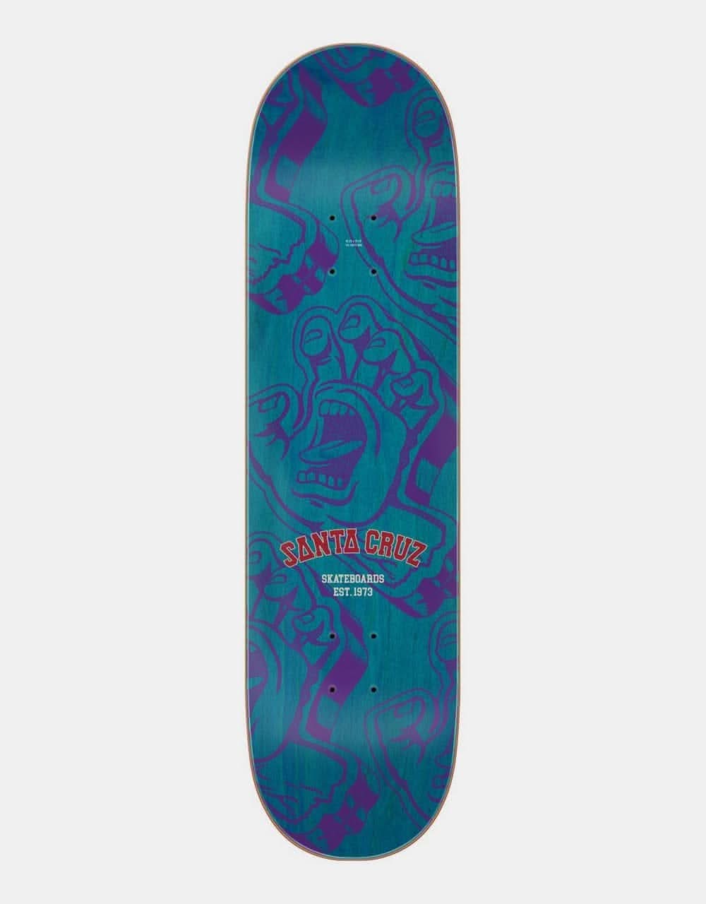 Santa Cruz Screaming Foam Hand Skateboard Deck - 8.25"