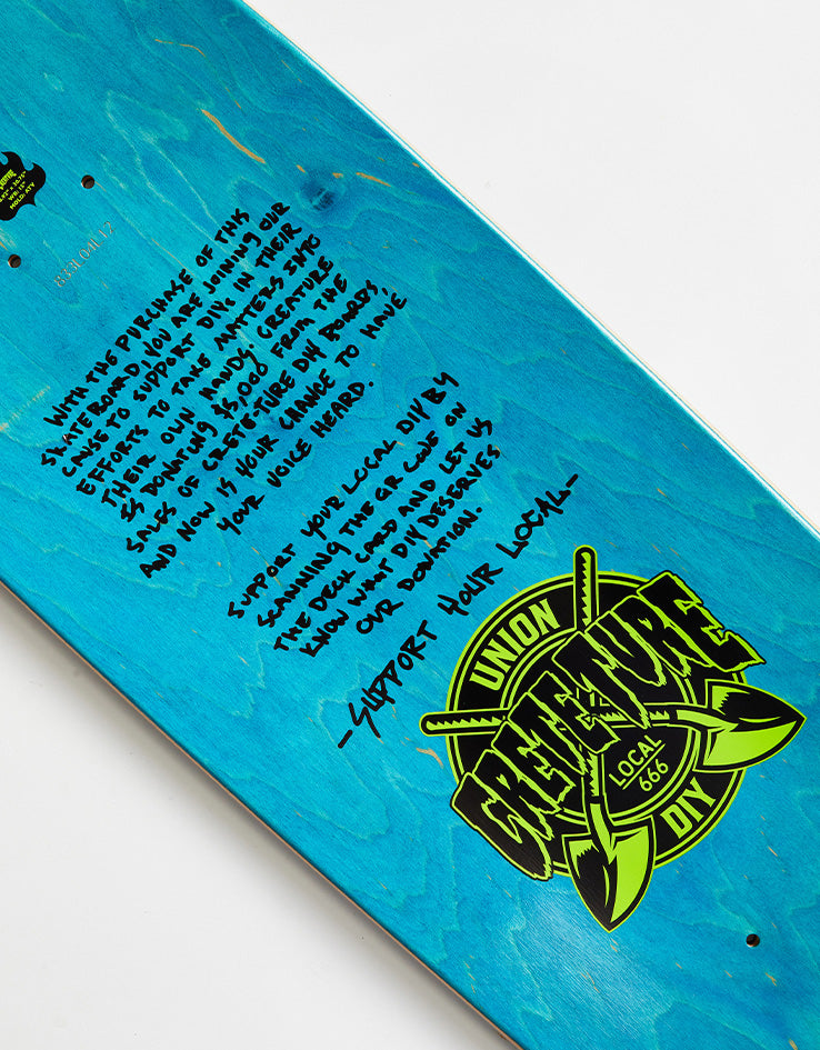 Creature Crete-Ture DIY Skateboard Deck - 8.92"