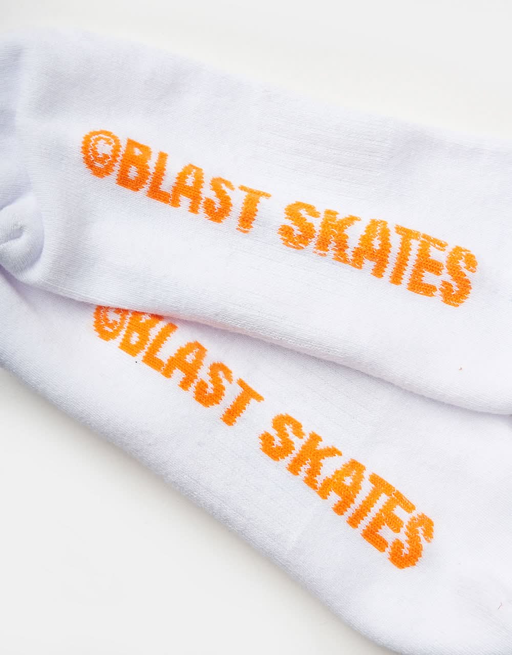Blast Skates Team Blast Crew Socks - White