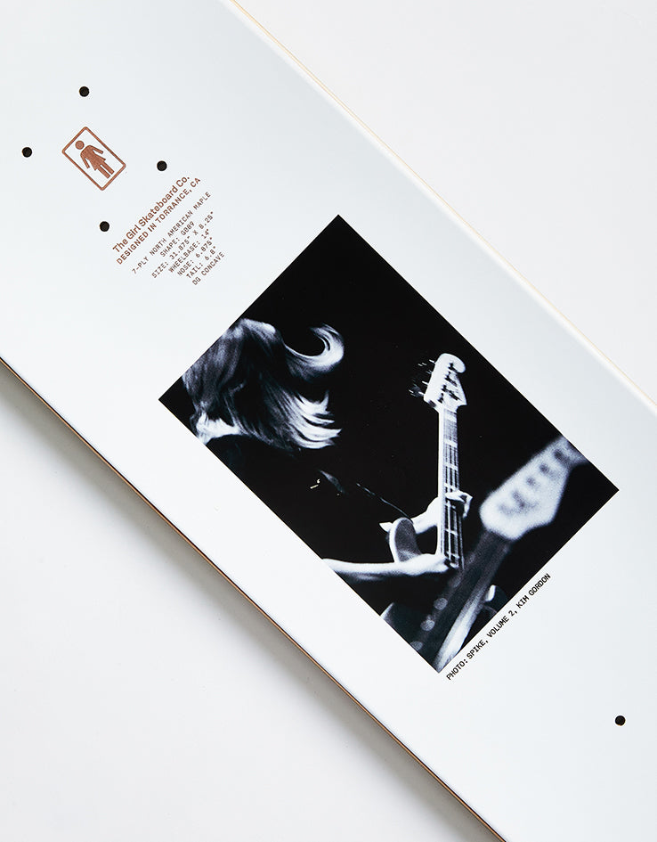 Girl x Spike Jonze Kim Gordon Photo Vol. 2 G089 Skateboard Deck - 8.25"