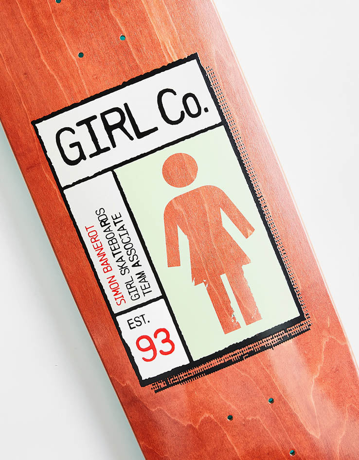 Girl Bannerot Grid Box 'LOVESEAT+' G060 Skateboard Deck - 9"