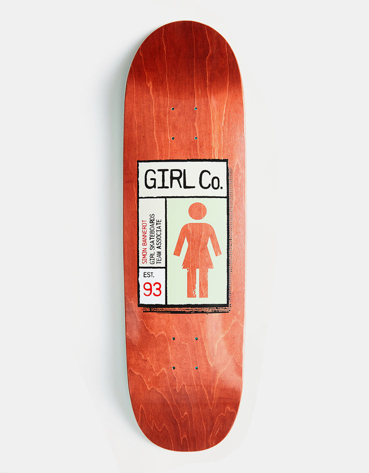 Girl Bannerot Grid Box 'LOVESEAT+' G060 Skateboard Deck - 9"