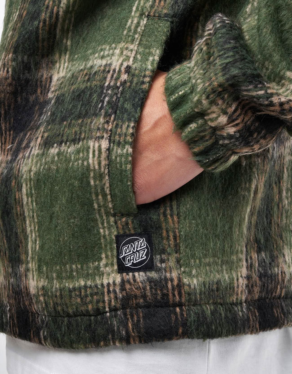Santa Cruz Hideout Jacket - Green Check