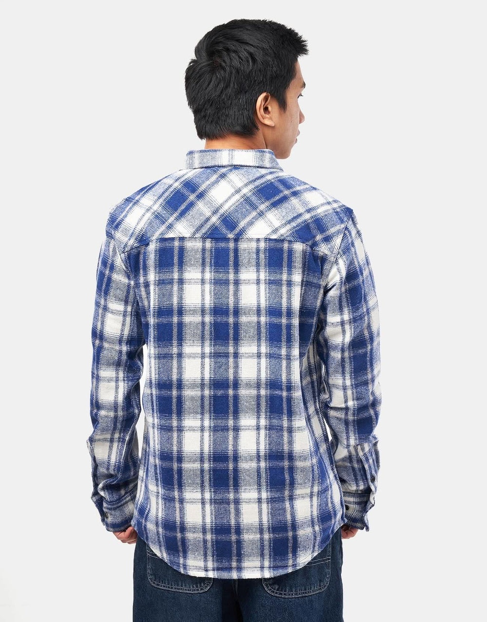 Santa Cruz Apex L/S Shirt - Blue Check