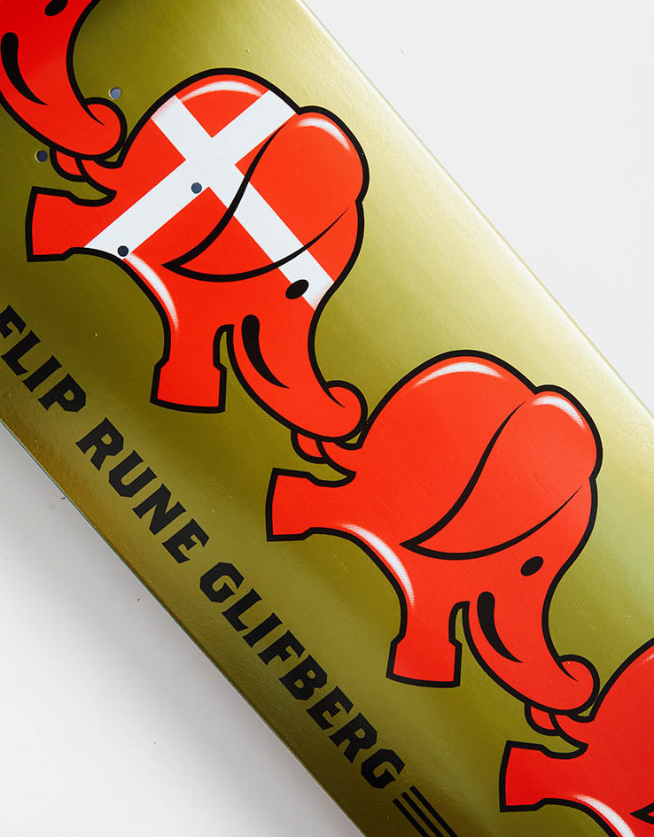 Flip Glifberg Elephants Skateboard Deck - 8.625"