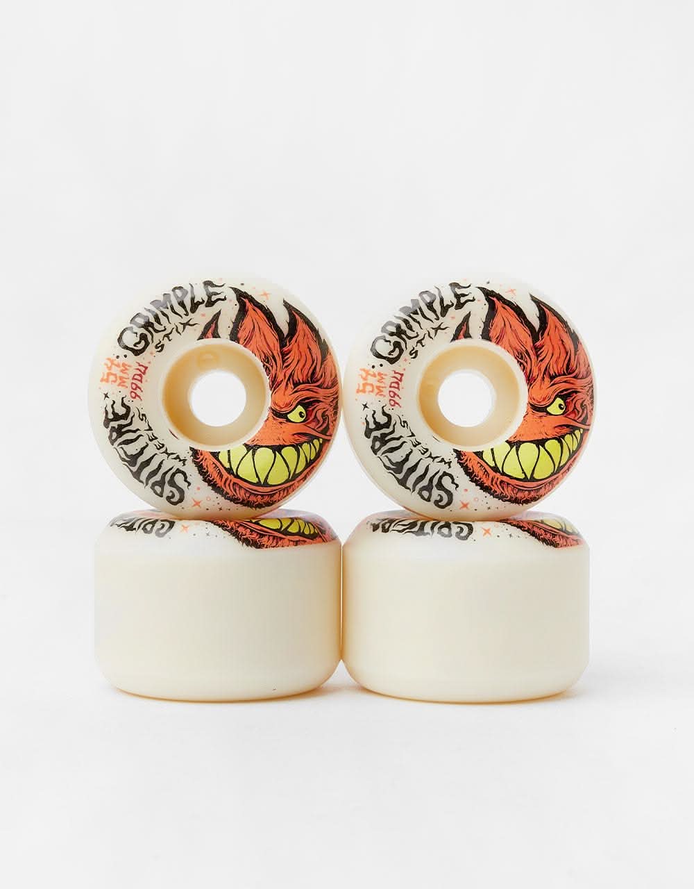 Spitfire x Grimple Stix Grimplehead Formula Four Lock-In Full 99a Skateboard Wheels - 54mm