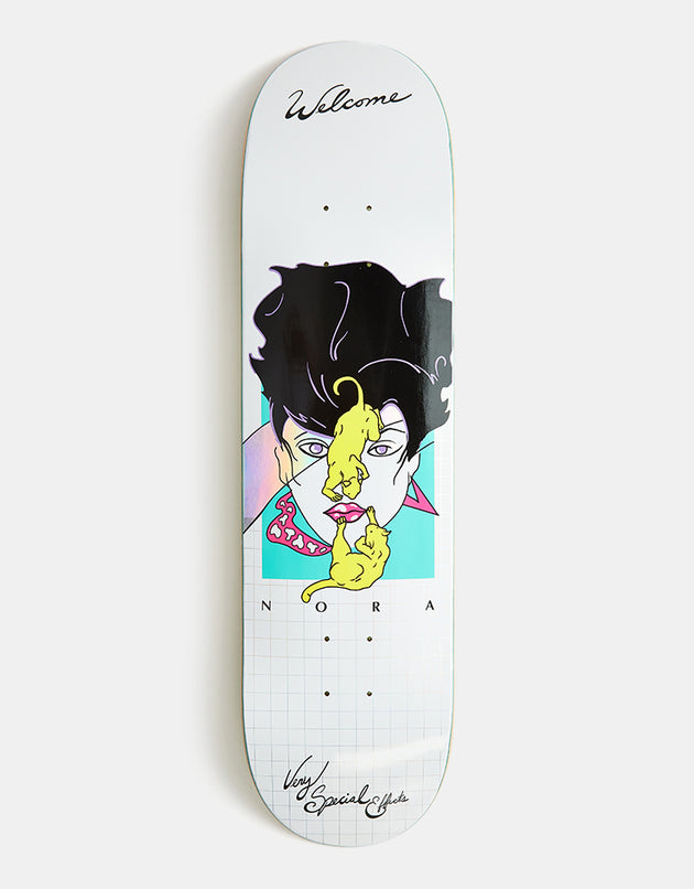 Welcome Nora Special Effects Skateboard Deck - 8.25"