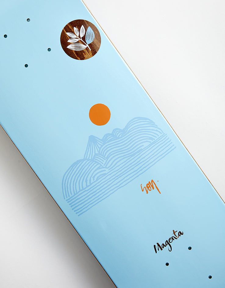 Magenta Soy Solstice Skateboard Deck - 8.25