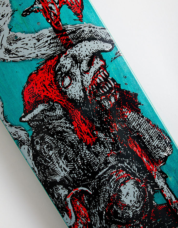 Metal Raybourn Red Caps Skateboard Deck - 8.6"
