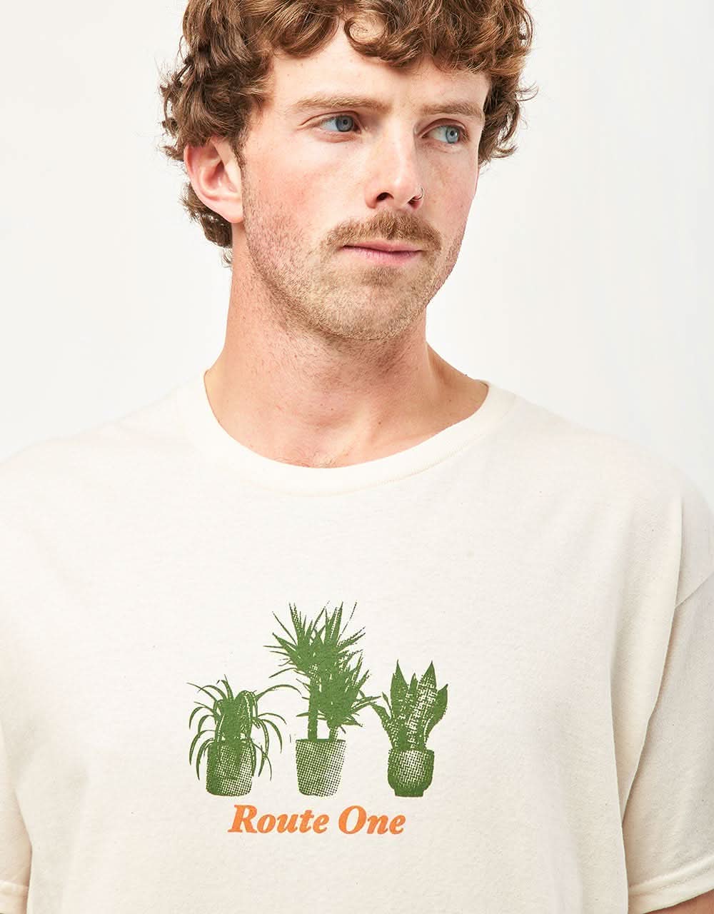 Route One Houseplants T-Shirt - Natural