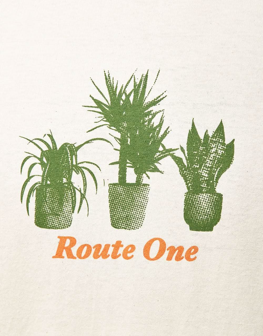 Route One Houseplants T-Shirt - Natural