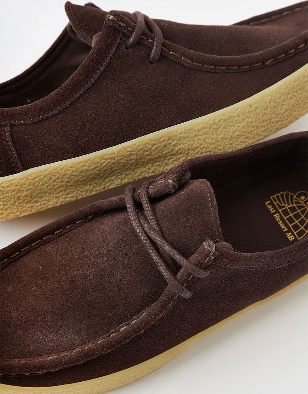 Last Resort AB VM006 Moc Suede Skate Shoes - Coffee Bean/Gum