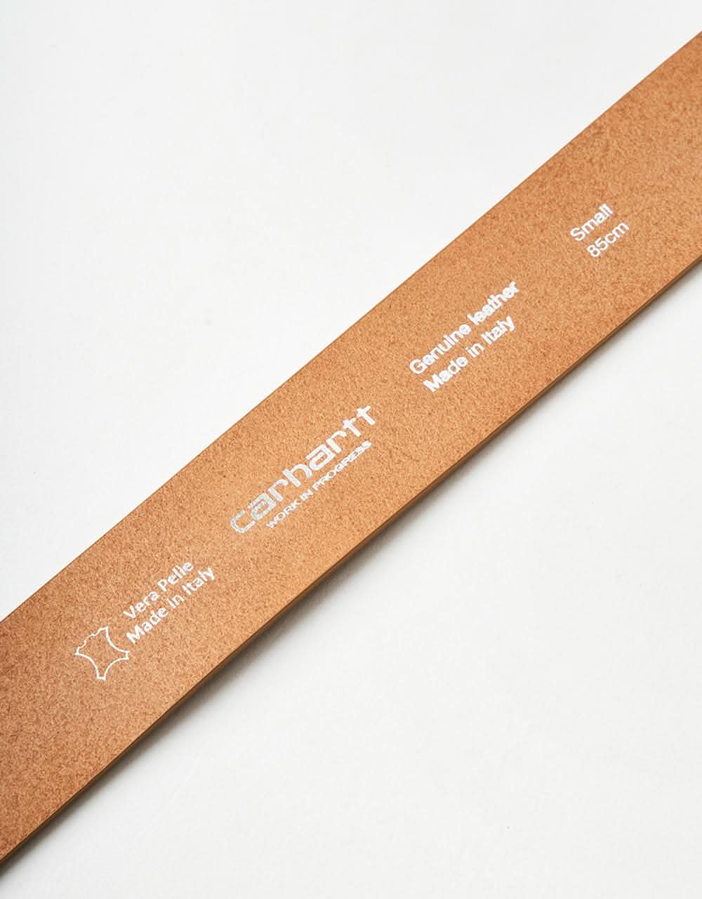 Carhartt WIP Cow Leather Suede Belt - Hamilton Brown