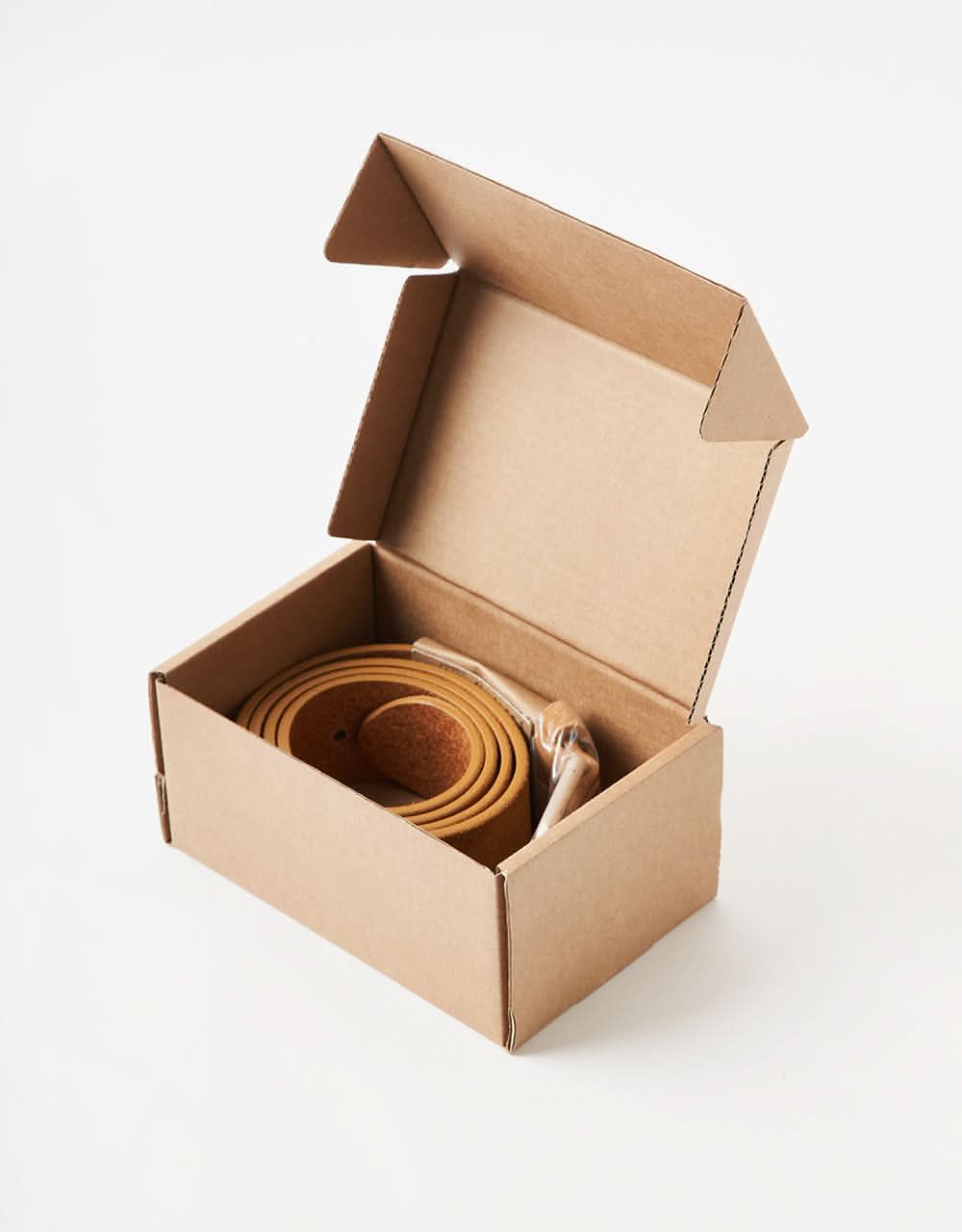 Carhartt WIP Script Leather Belt - Cognac/Silver