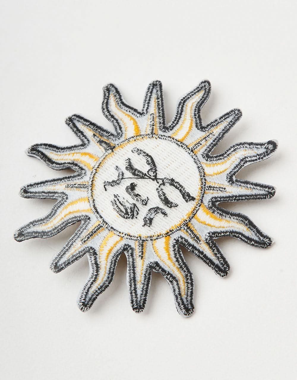 Route One Solar Embroidered Patch - Yellow