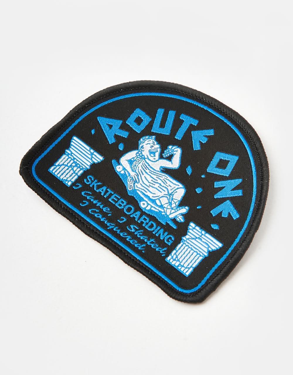 Route One Caesar Woven Patch - Black