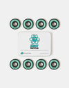Quantum x Snot Particles Metallic Series Skateboard Bearings