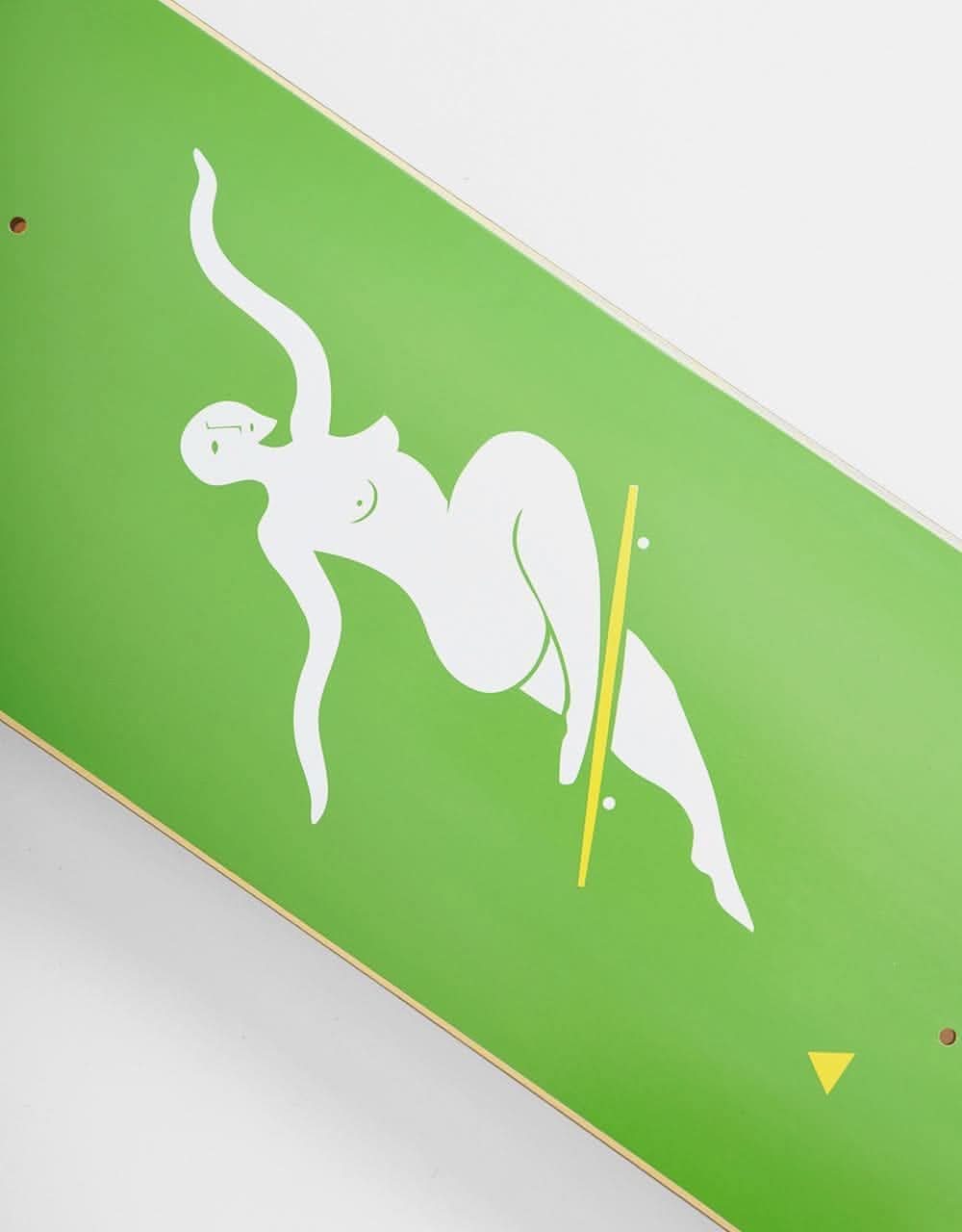 Polar No Complies Forever Skateboard Deck - Green