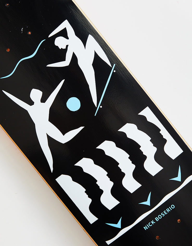 Polar Boserio Cut Out Skateboard Deck - Black