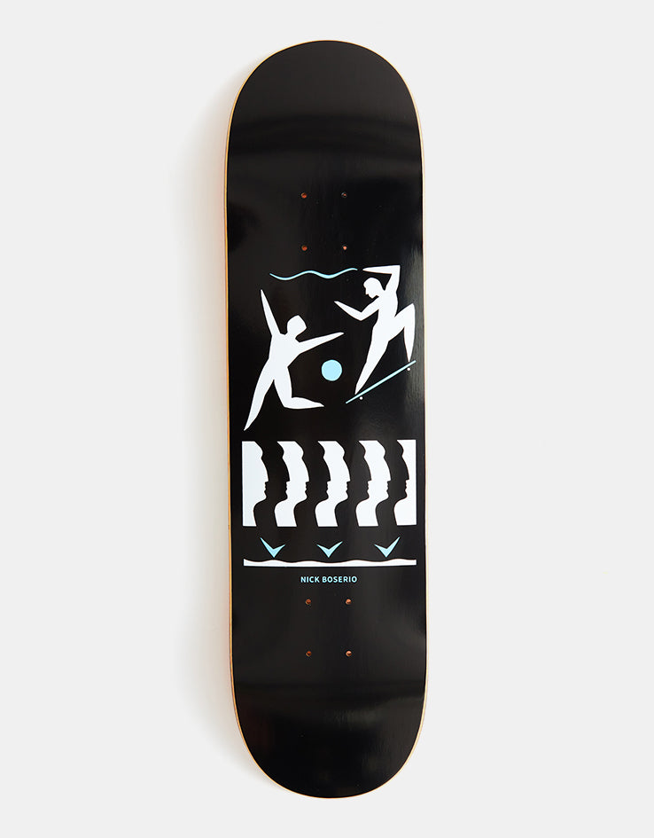 Polar Boserio Cut Out Skateboard Deck - Black