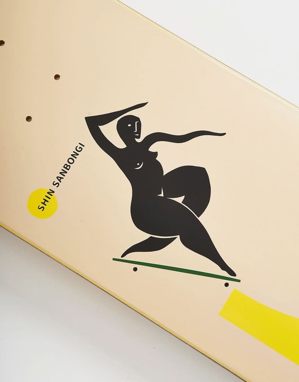Polar Sanbongi Backside Noseblunt Skateboard Deck - Sand