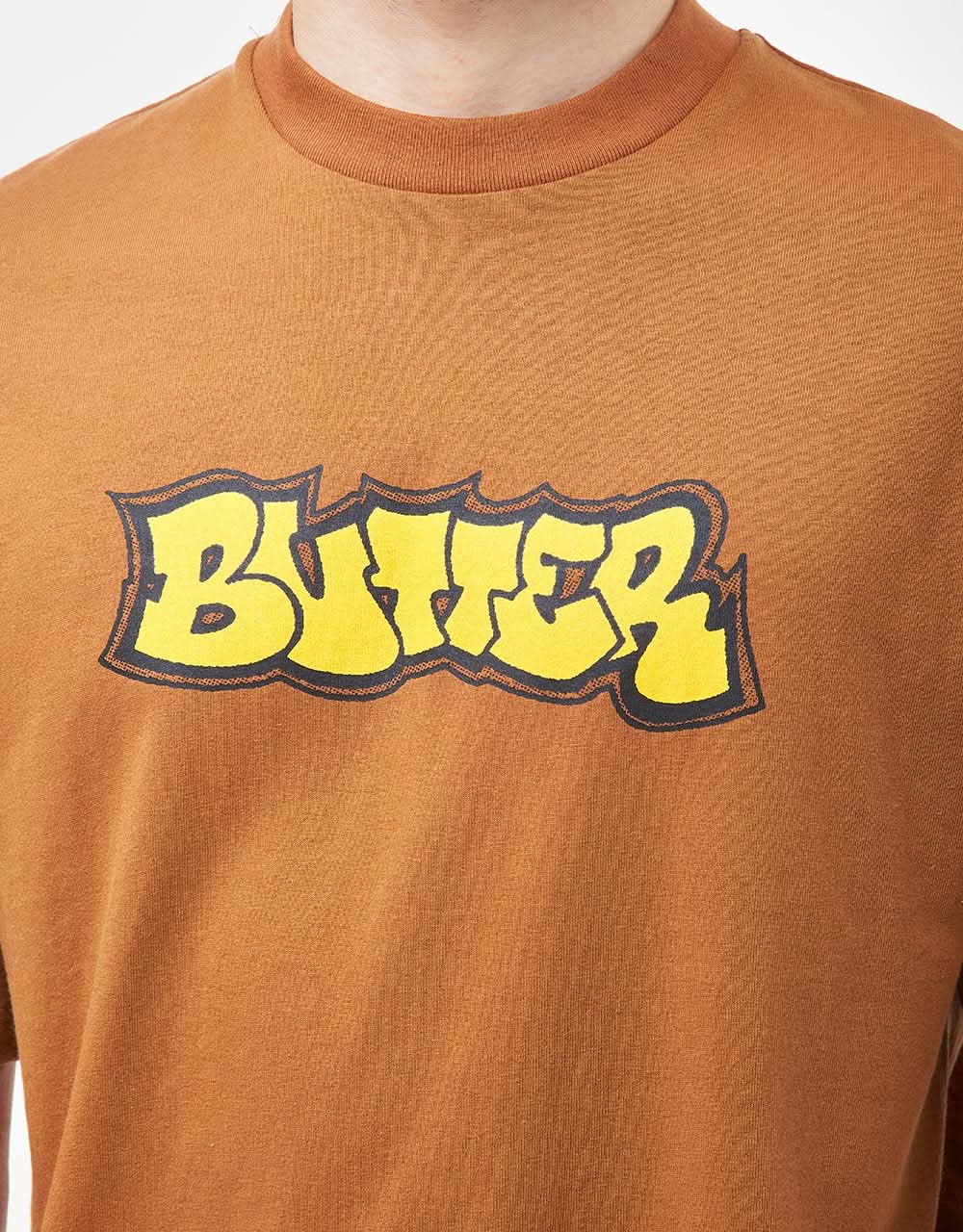 Butter Goods Perspective T-Shirt - Oak Brown