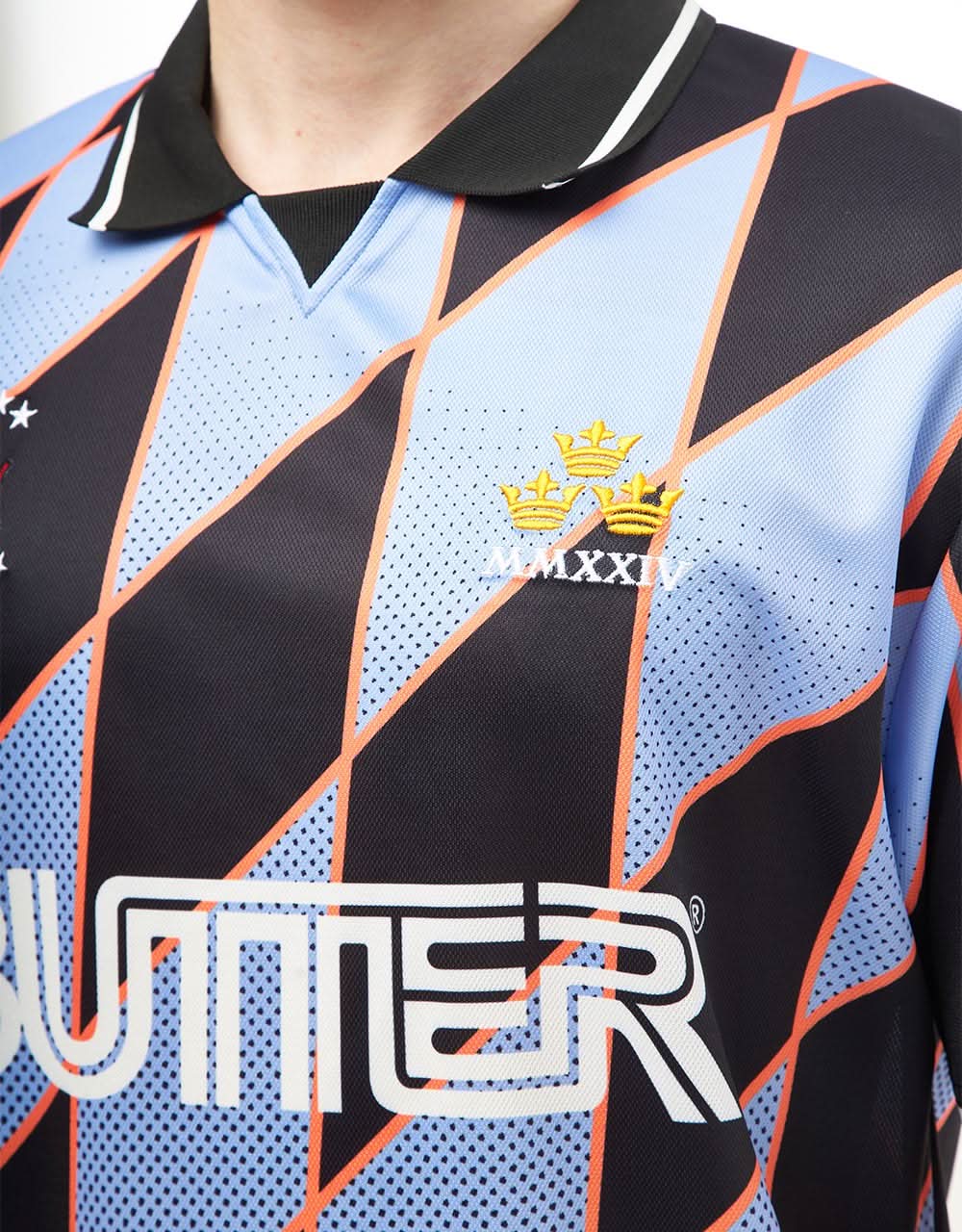 Butter Goods Football Jersey - Blue/Black