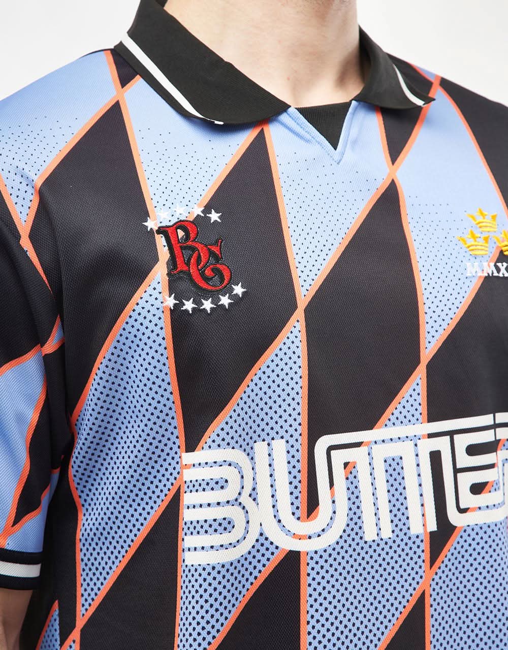 Butter Goods Football Jersey - Blue/Black