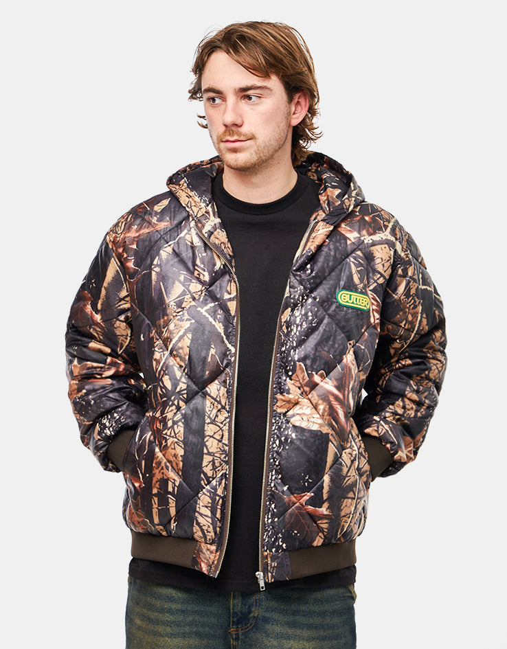 Butter Goods Hooded Work Jacket - Camo
