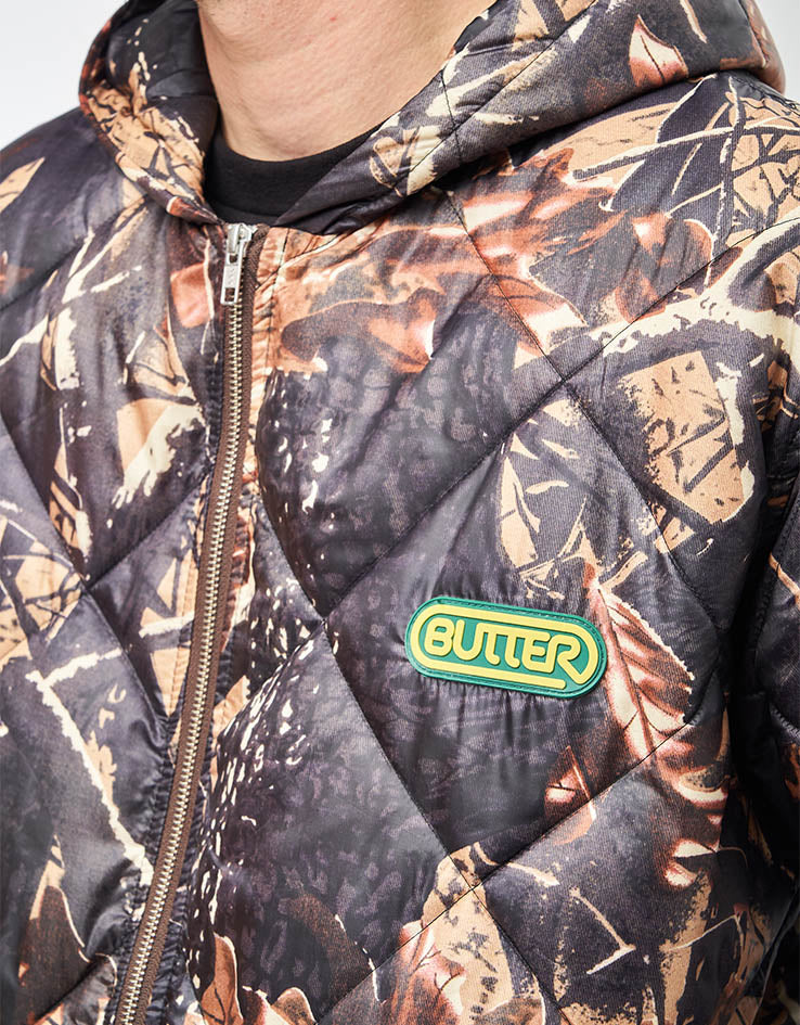 Butter Goods Hooded Work Jacket - Camo