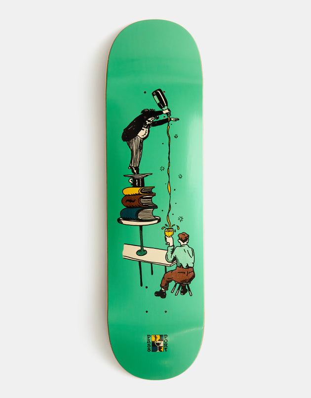 Pass Port Sparkling Pour Wine Em' & Dine Em' Series Skateboard Deck - 8.5"