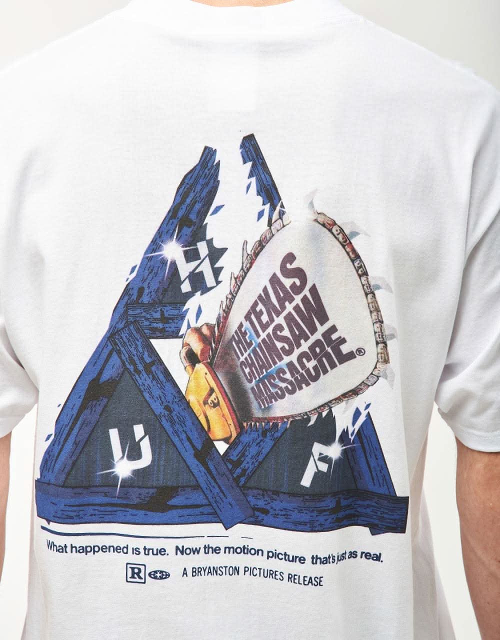 HUF x Texas Chainsaw Massacre Triple Triangle T-Shirt - White