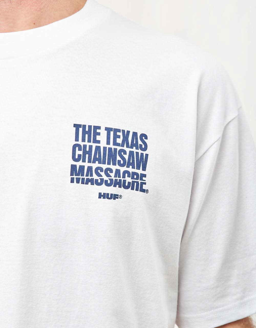 HUF x Texas Chainsaw Massacre Triple Triangle T-Shirt - White