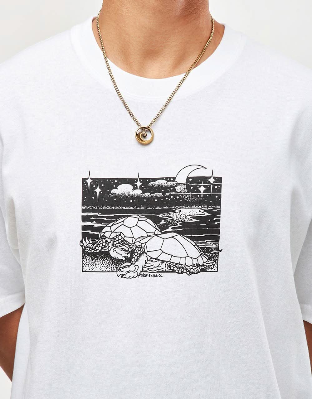 Polar Turtle Town T-Shirt - White