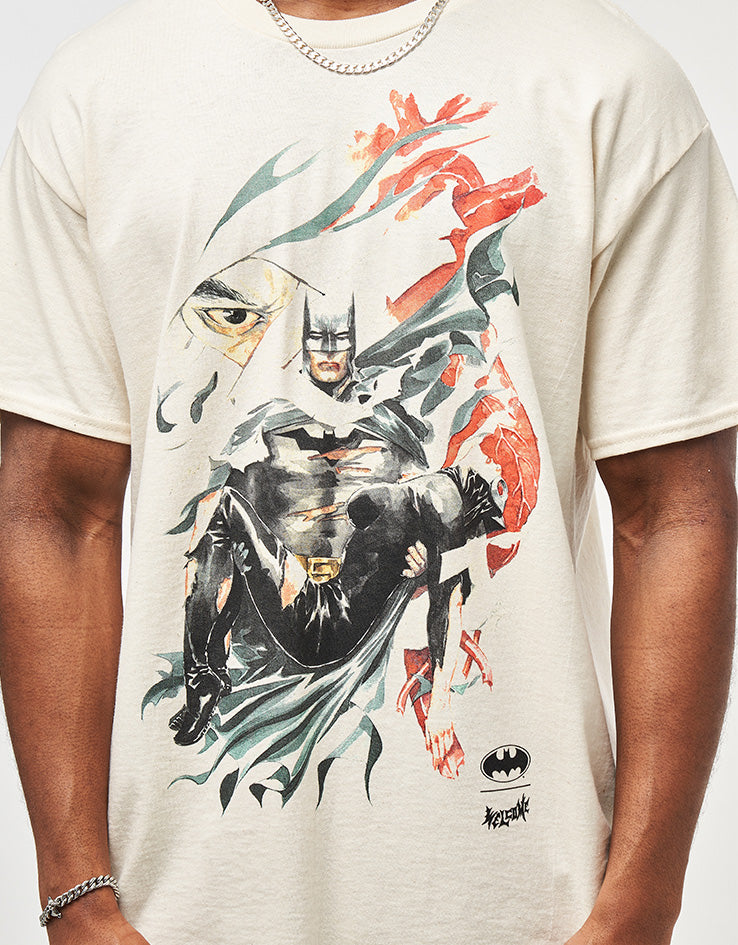 Welcome x Batman Heart of Hush T-Shirt - Bone