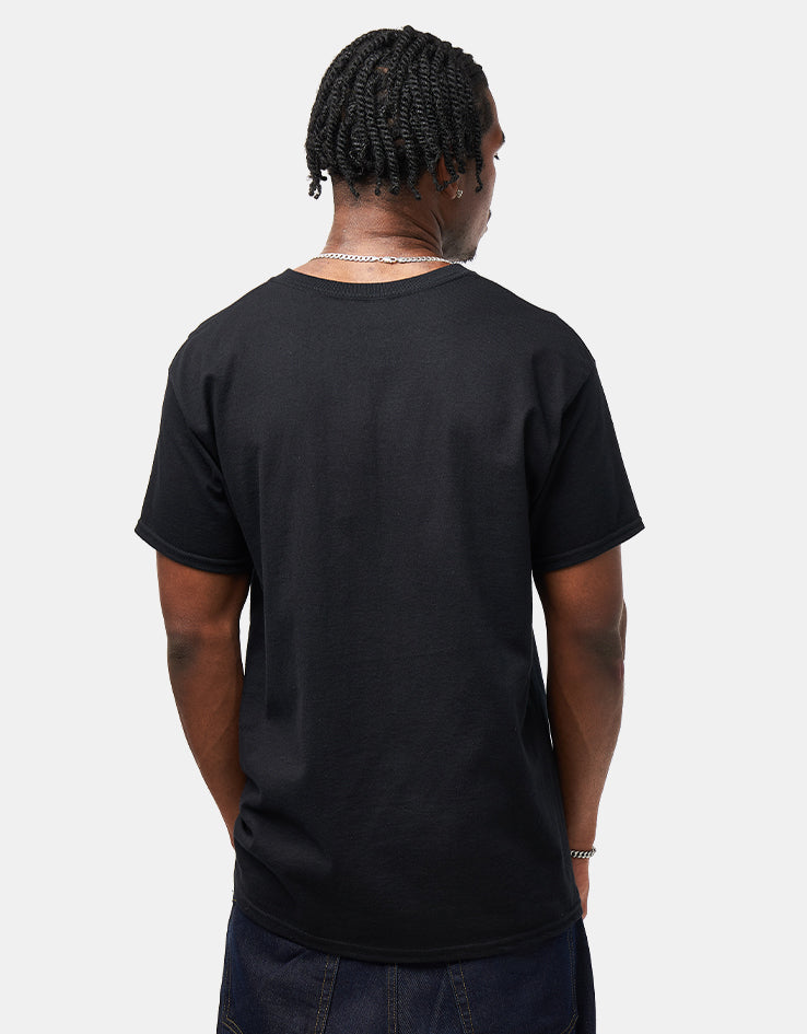 Welcome x Batman Heads Up T-Shirt - Black