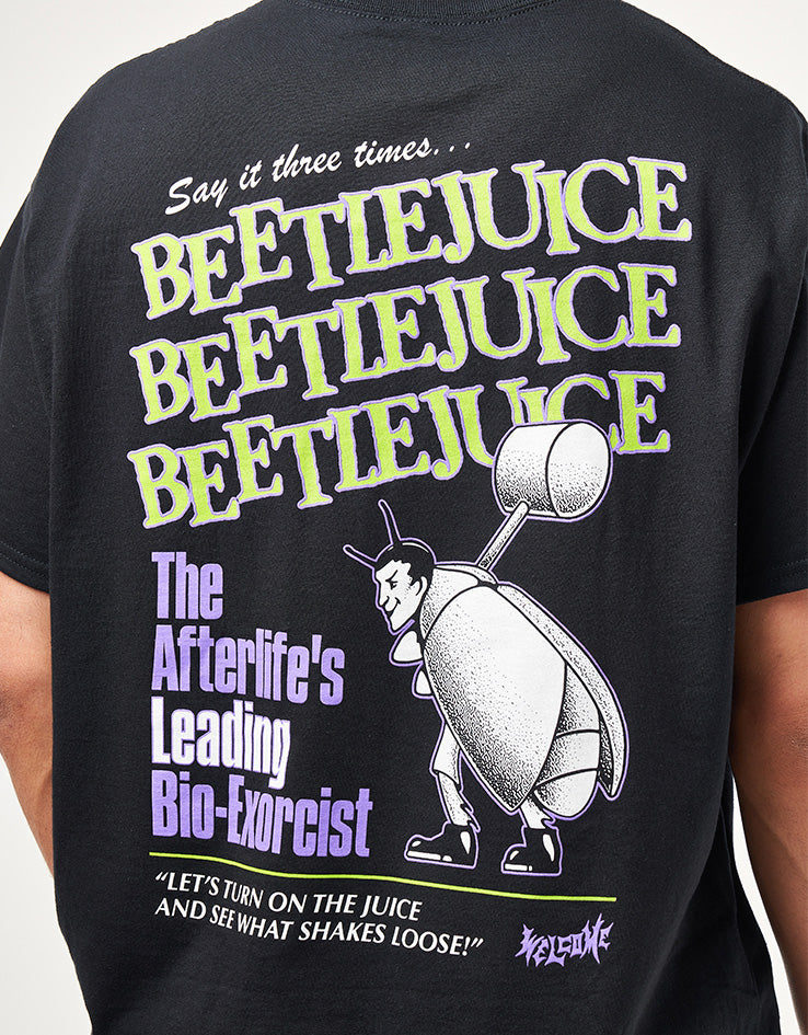 Welcome x Beetlejuice Bio-Exorcist T-Shirt - Black