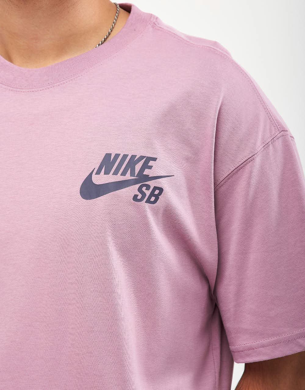 Nike SB Logo T-Shirt - Plum Dust
