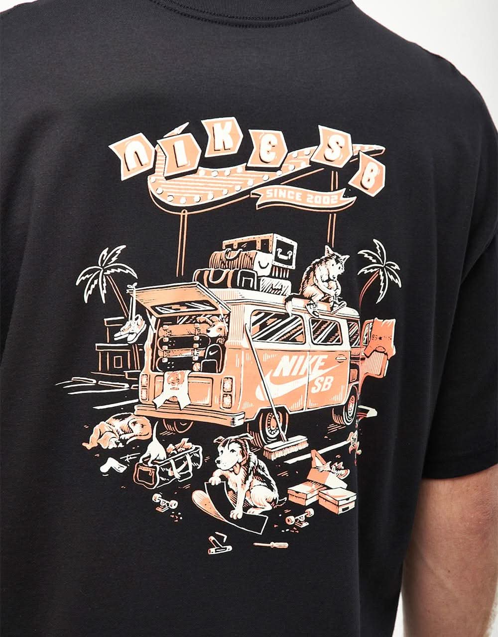 Nike SB Road Dogs T-Shirts - Black