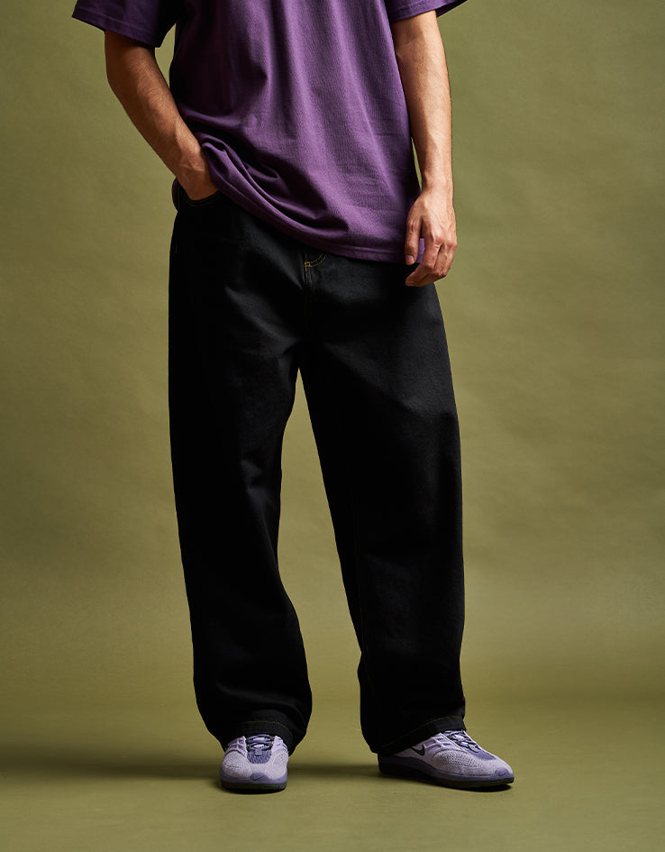 Carhartt WIP Brandon Pant - Black (Rinsed)