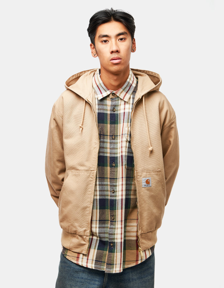 Carhartt WIP OG Active Jacket - Dusty Hamilton Brown 'Rinsed'