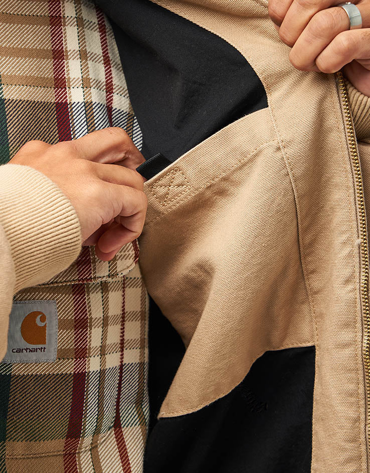 Carhartt WIP OG Active Jacket - Dusty Hamilton Brown 'Rinsed'