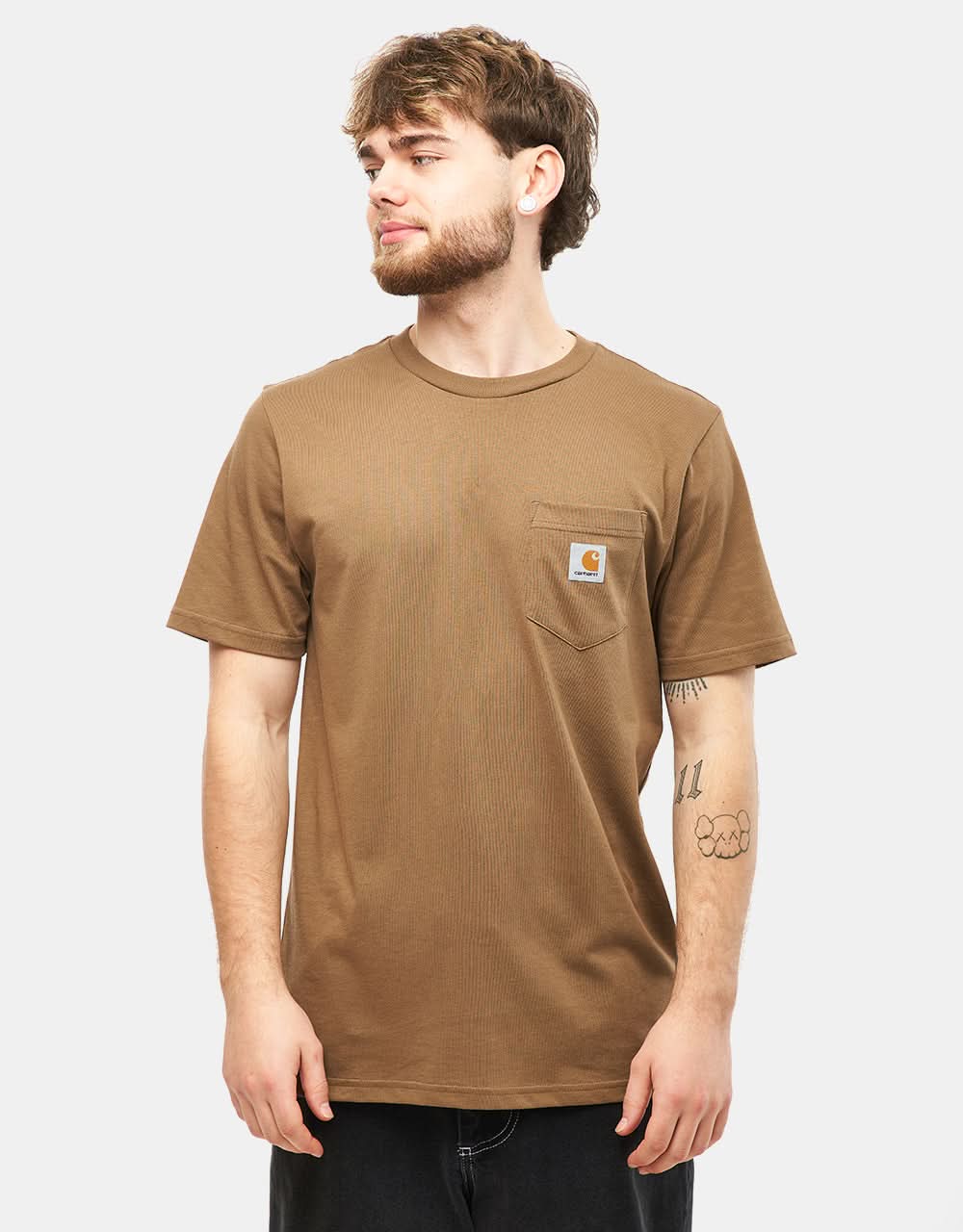 Carhartt WIP S/S Pocket T-Shirt - Coconut