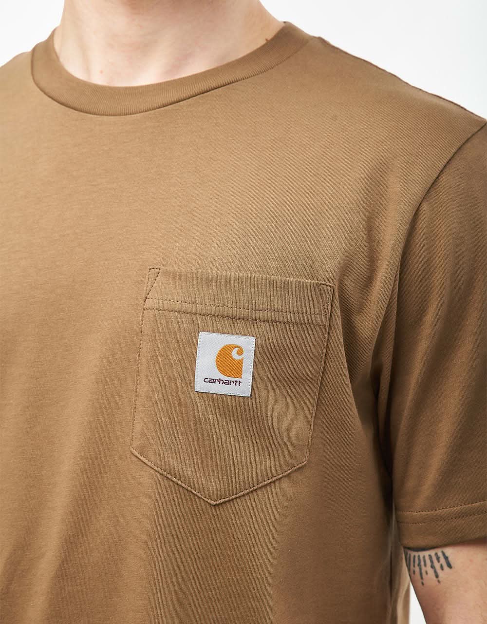 Carhartt WIP S/S Pocket T-Shirt - Coconut