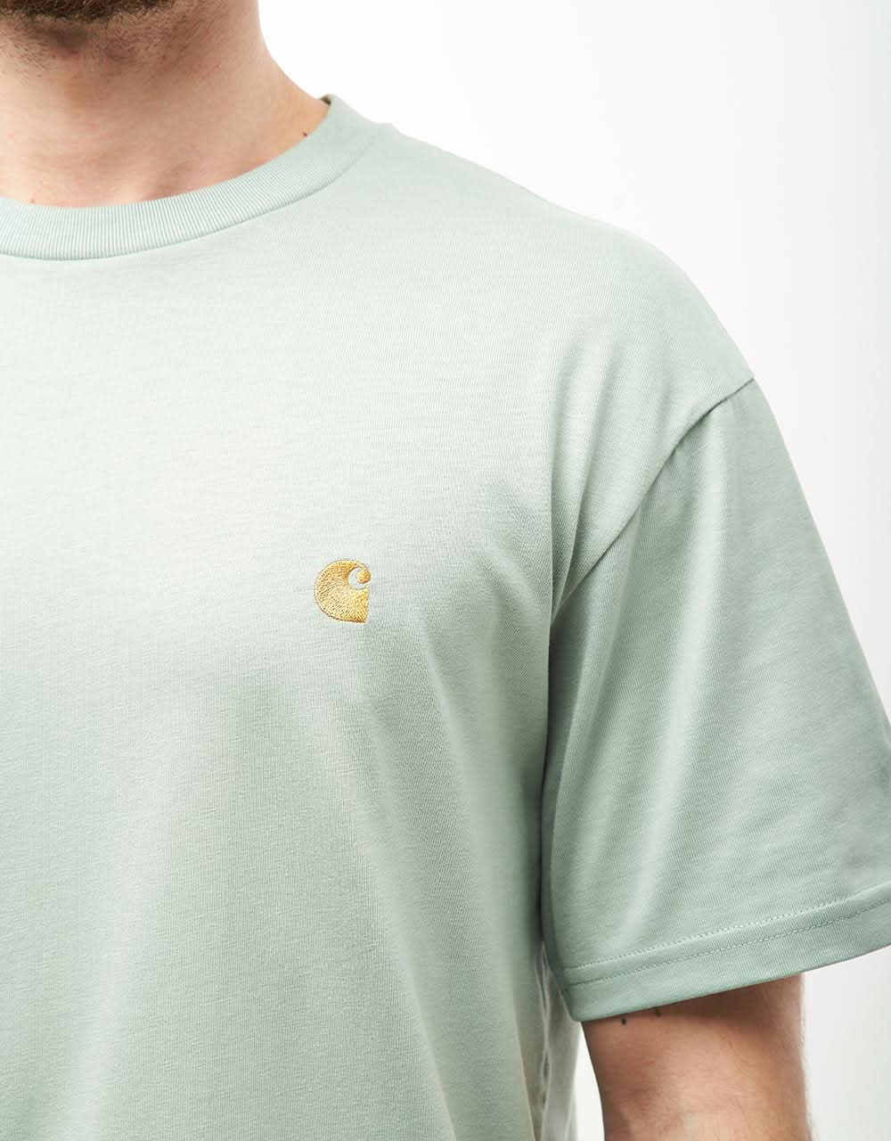Carhartt WIP S/S Chase T-Shirt - Frosted Green/Gold