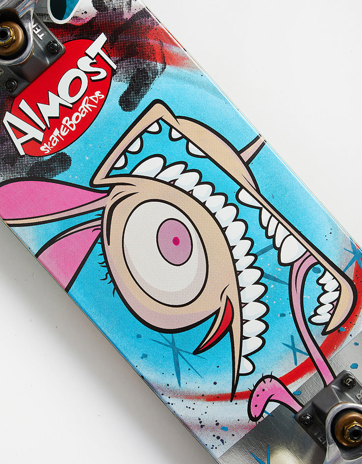 Almost x Ren & Stimpy Freakout Mid Complete Skateboard - 7.375"