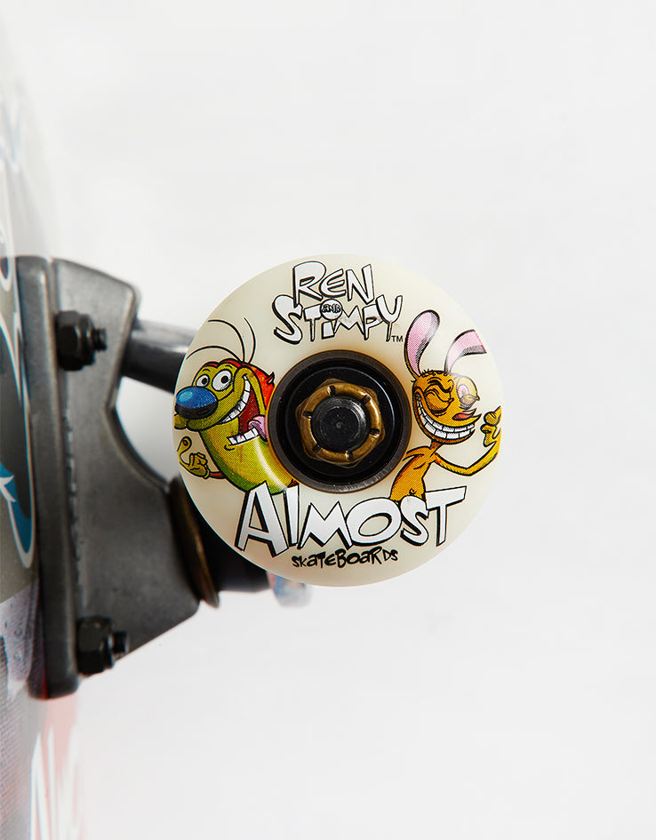 Almost x Ren & Stimpy Freakout Mid Complete Skateboard - 7.375"