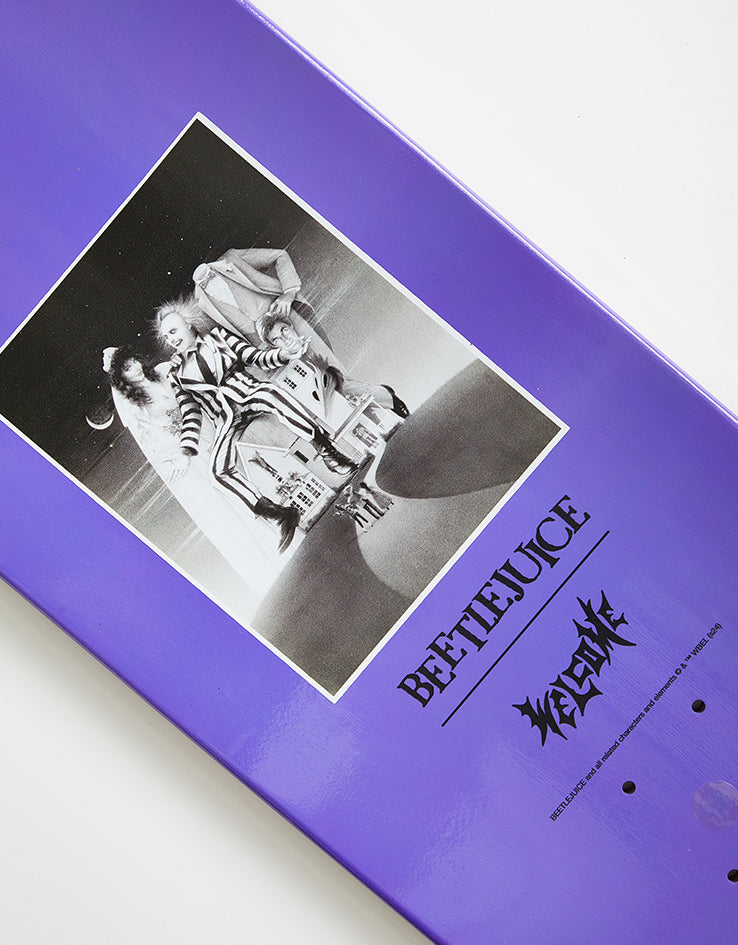 Welcome x Beetlejuice Showtime Skateboard Deck - 9"