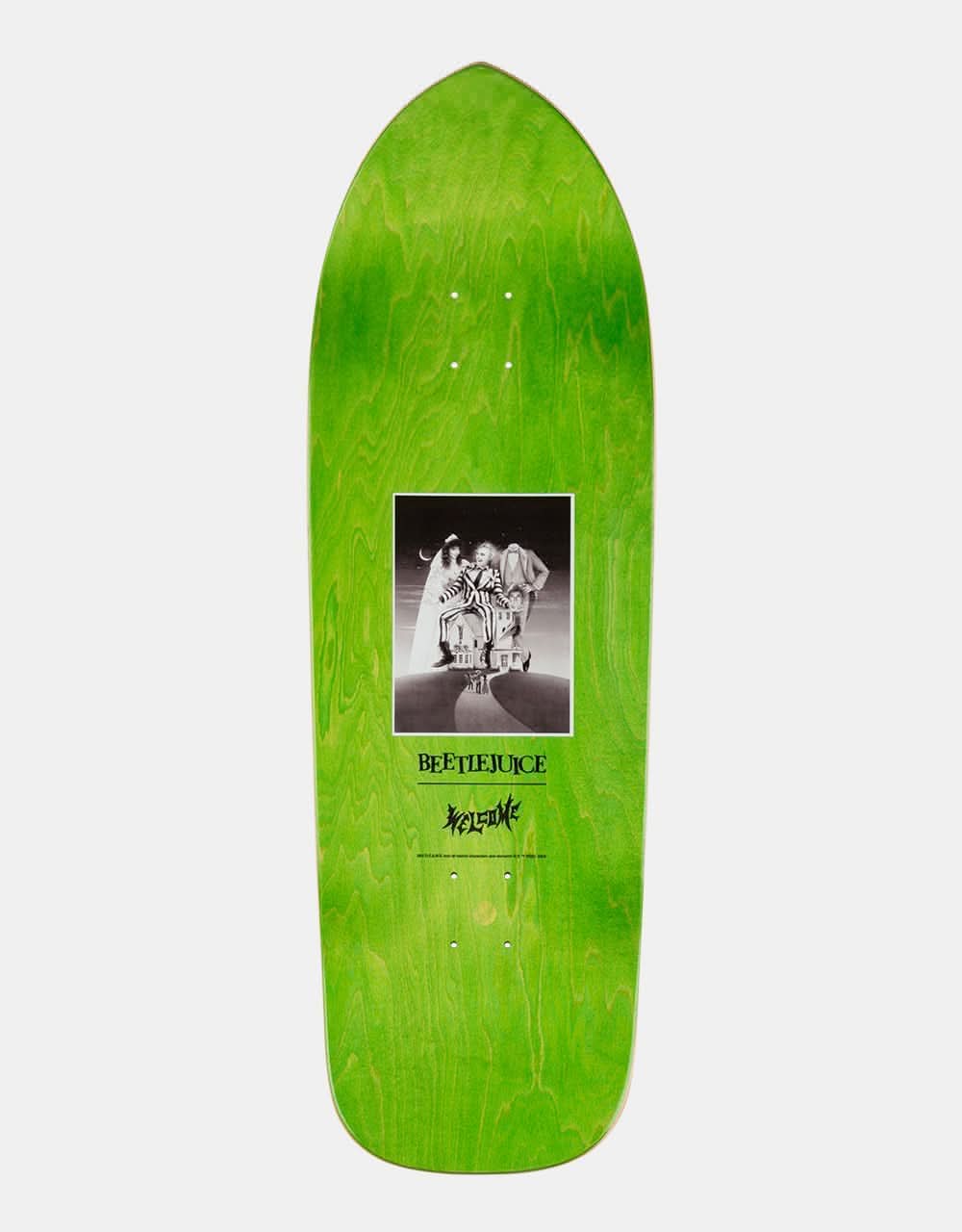 Welcome x Beetlejuice Sandworm on Magic Bullet 2.1 Skateboard Deck - 10.5"